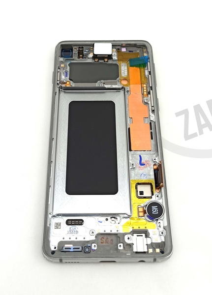 Samsung SM-G973F Galaxy S10 LCD+Touch+Front cover (Prism Silver)