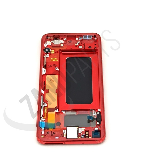 Samsung SM-G970F Galaxy S10e LCD+Touch+Front cover (Red)