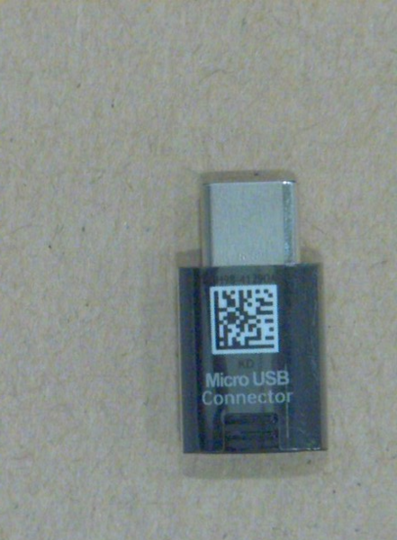 Samsung G955F Galaxy S8 Plus USB Type-C to Micro USB Adapter, Black